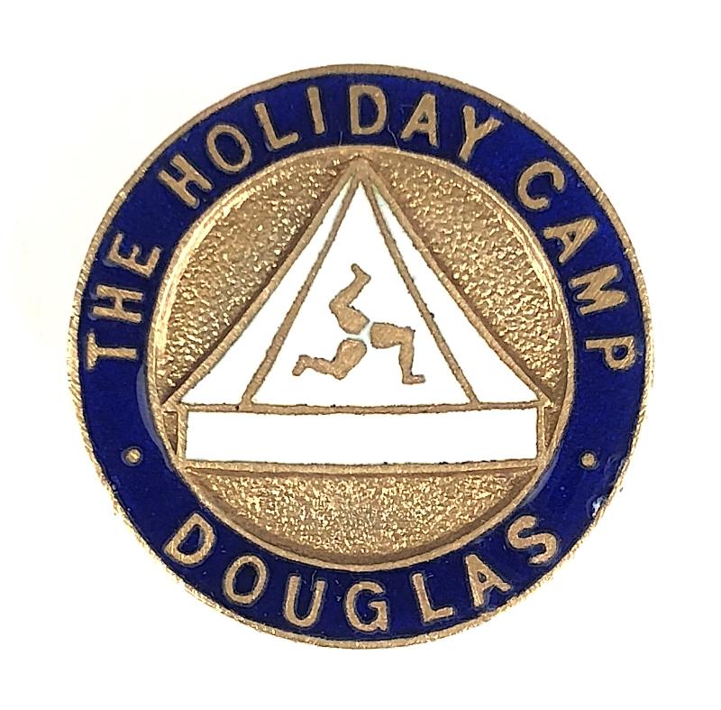 The Holiday Camp Douglas Isle of Man lapel badge