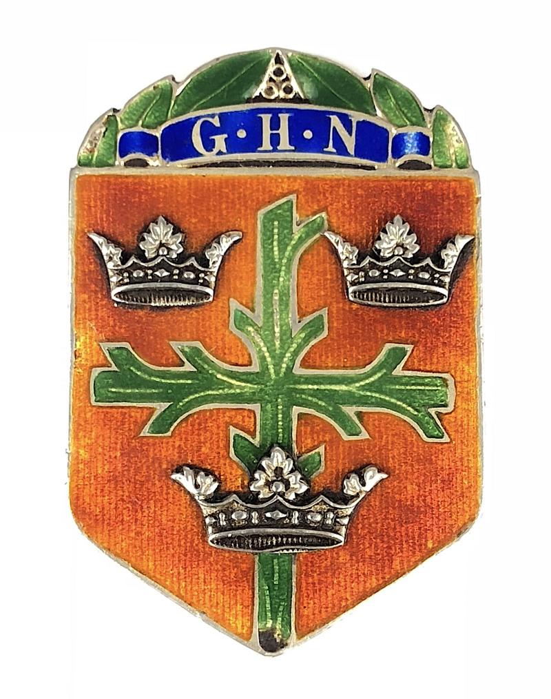 General Hospital Nottingham 1946 Hm silver nurses badge
