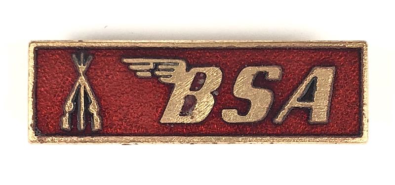 Birmingham Small Arms Company BSA advertising badge