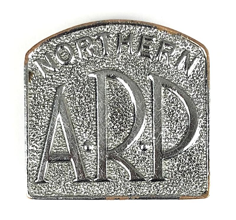 Northern Company ARP Air Raid Precaution Warden Unidentified Badge