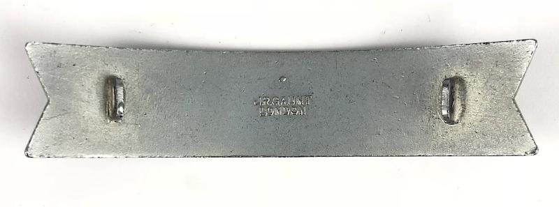 British Railways Eastern Region GUARD fishtail pattern cap badge J.R.Gaunt