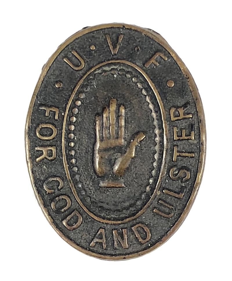 UVF For God And Ulster Antrim County Irish badge