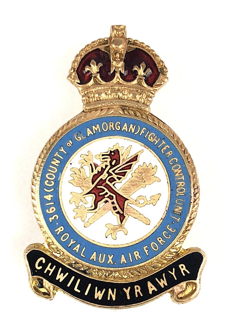 RAF No 3614 Fighter Control Unit Royal Auxiliary Air Force Badge