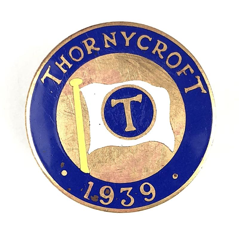 WW2 Thornycroft Company Ltd shipbuilders 1939 war worker badge
