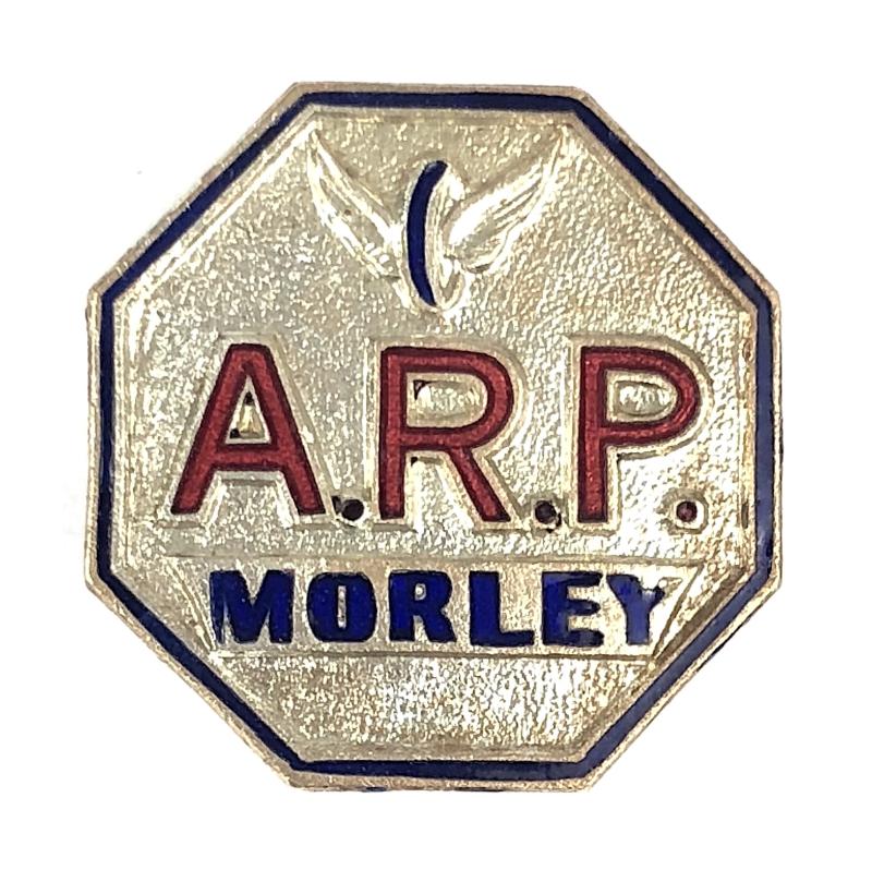 I & R Morley Company ARP Air Raid Precauctions Badge Nottingham