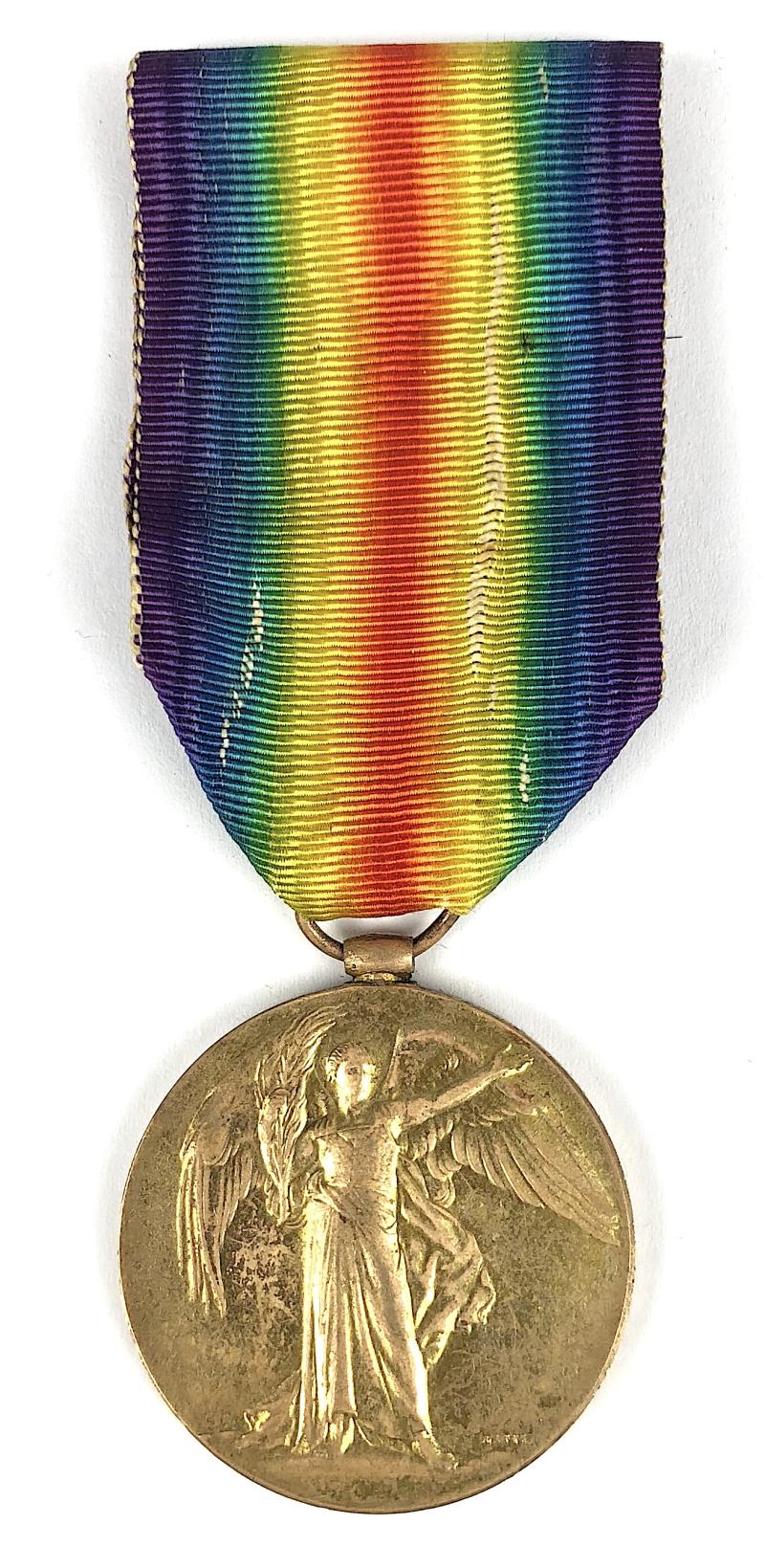 WW1 RND Royal Naval Division Collingwood / Hood Gallipoli Victory Medal