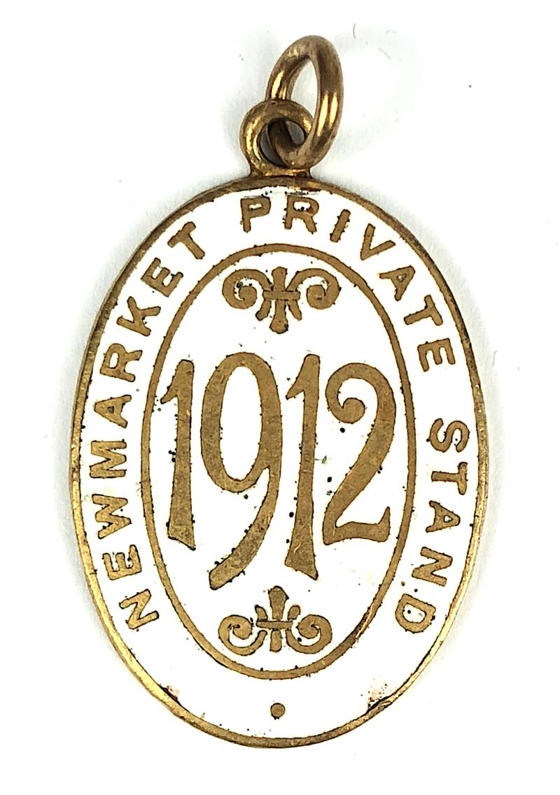 1912 Newmarket Private Stand gentlemans horse racing club badge