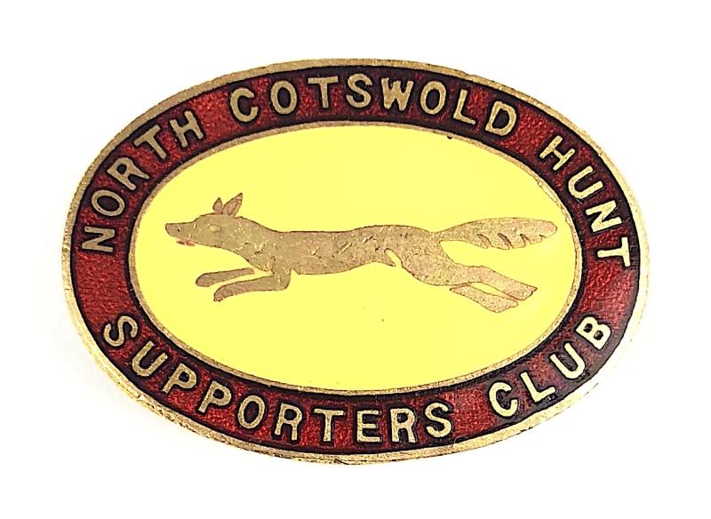 North Cotswold Hunt Supporters Club Badge
