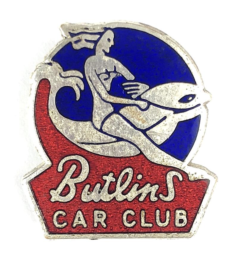 Butlins Car Club enamel pin badge by J.R.Gaunt
