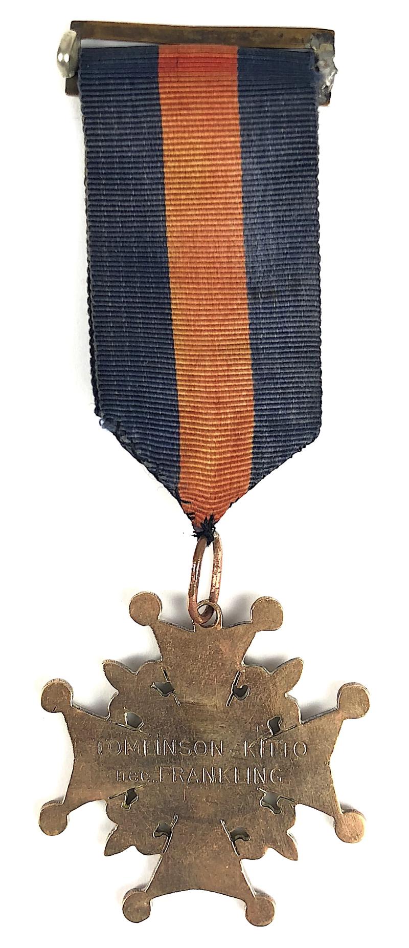 Charing Cross Hospital brass nurses medal