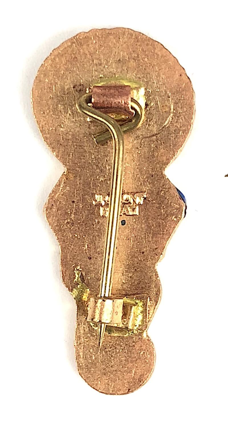 Robertsons Golly standard white waistcoat advertising badge J.R.Gaunt