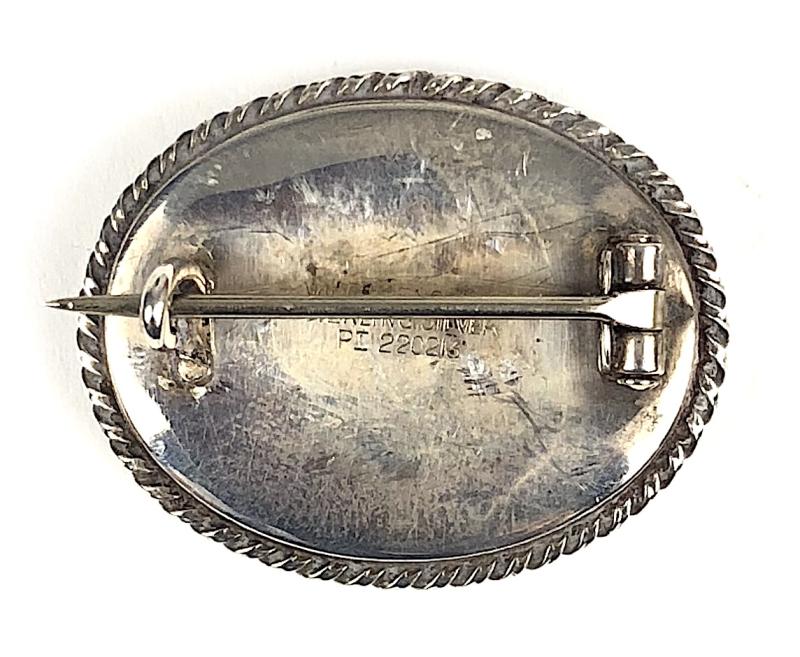 SS Orion shipping line silver ships picture badge