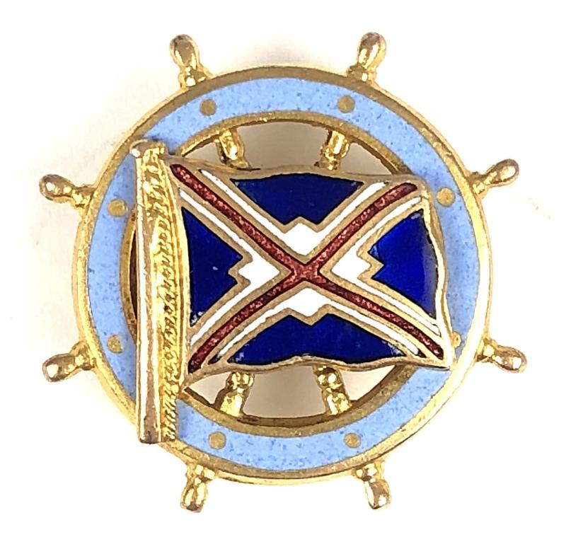 Union-Castle Shipping Line ships wheel badge by Emanual Southampton