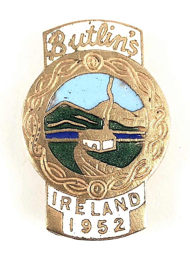 1952 Butlins Ireland Mosney holiday camp badge