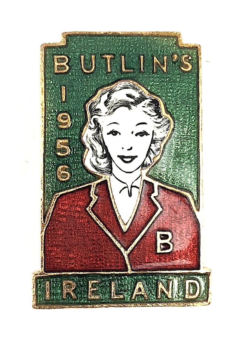 Butlins 1956 Mosney Ireland Holiday Camp Redcoat Badge