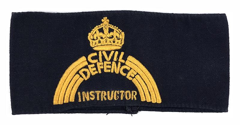 Civil Defence Instructor Embroidered Armband