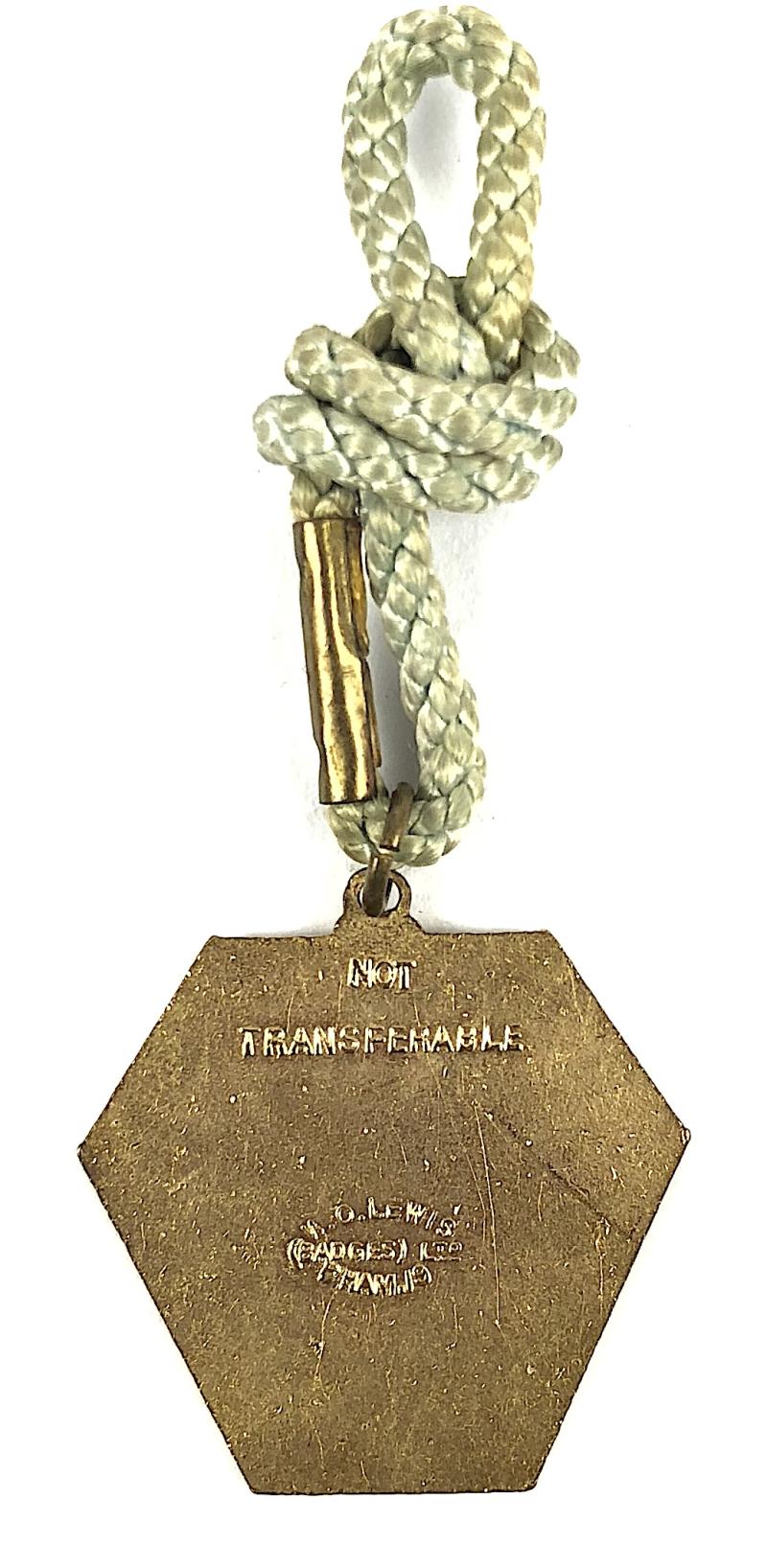 1979 Plumpton Racecourse horse racing club badge East Sussex