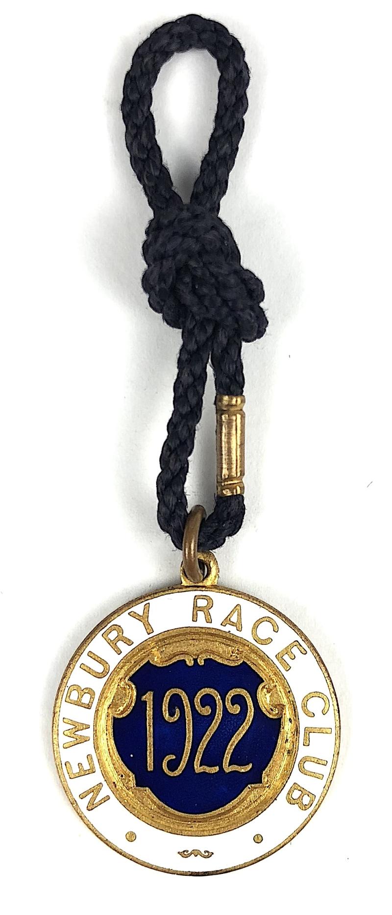 1922 Newbury Racecourse gentlemans horse racing club badge