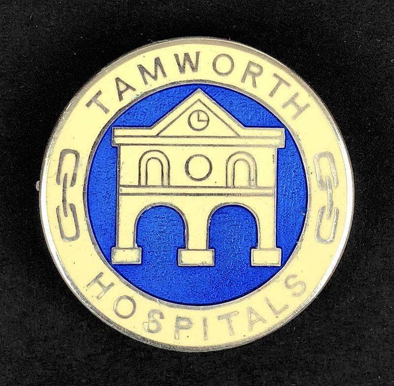 Tamworth Hospitals 1969 Hm Silver Nurses Badge Staffordshire