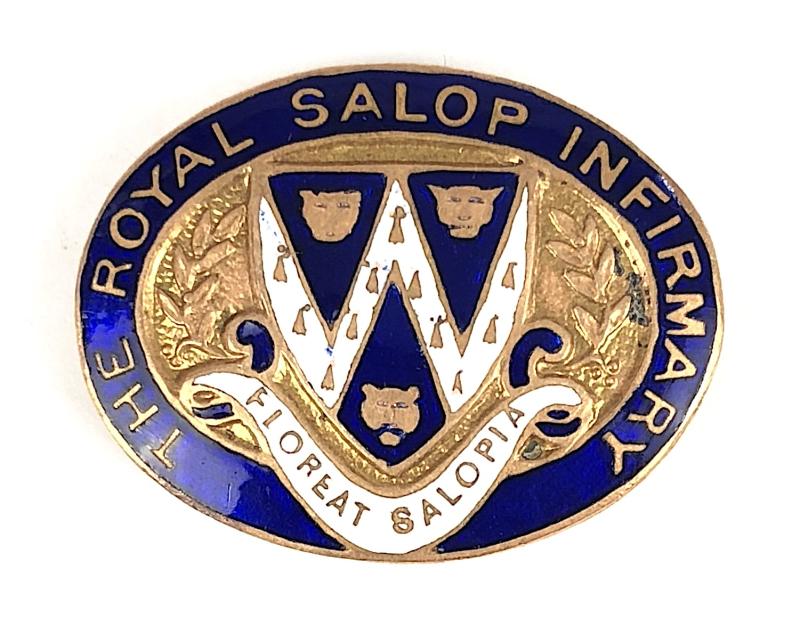 The Royal Salop Infirmary Nurses Hospital Badge
