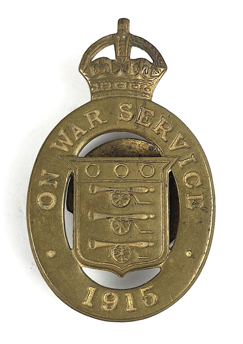 On War Service 1915 munition workers badge H.JENKINS & SONS LTD