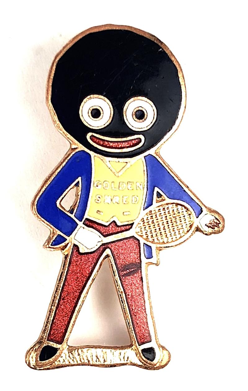 Robertsons pre-war Golly Tennis player badge circa 1936