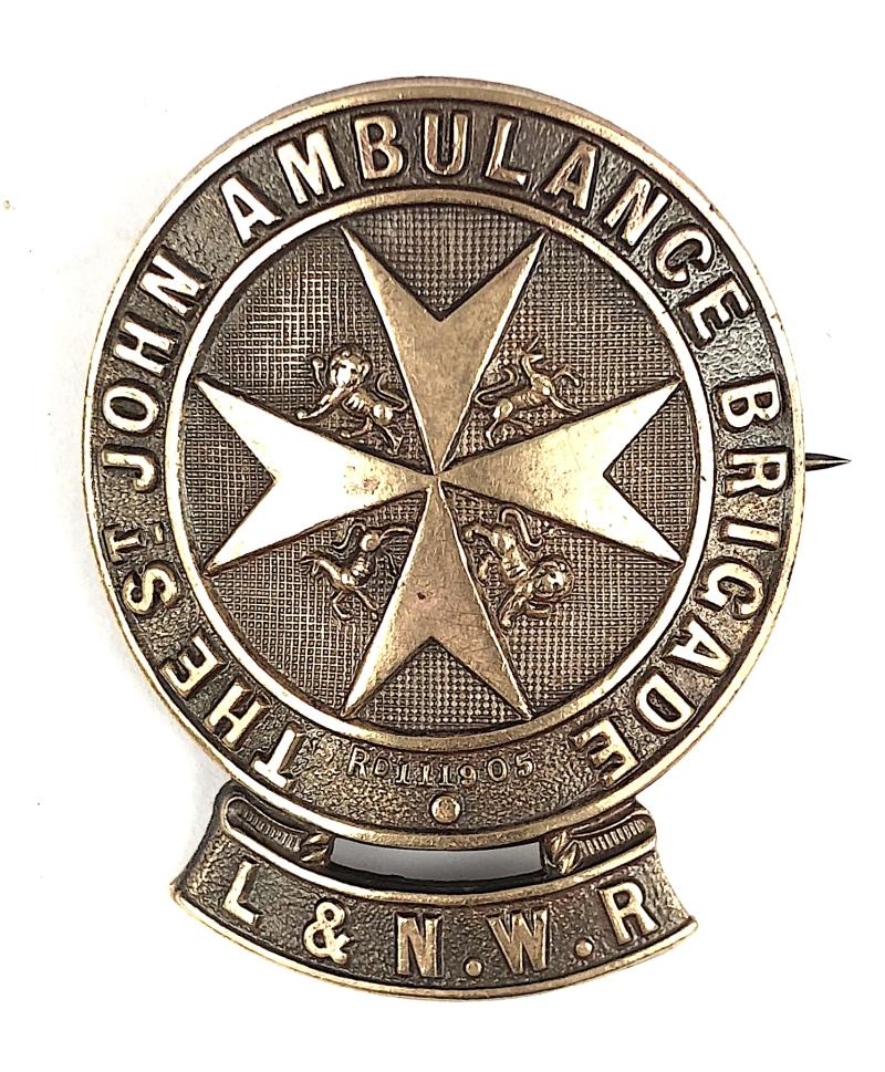 London & North Western Railway St.John Ambulance Brigade Sleeve Badge