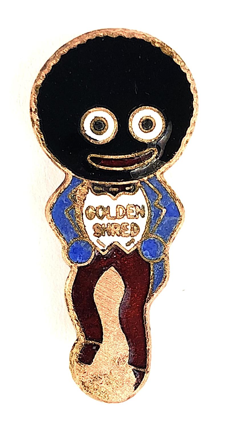Robertsons Golly standard white waistcoat advertising badge by F&S