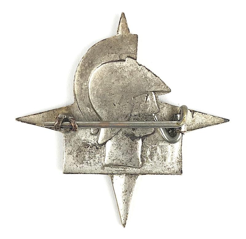 Festival of Britain 1951 oxidized silver plated badge