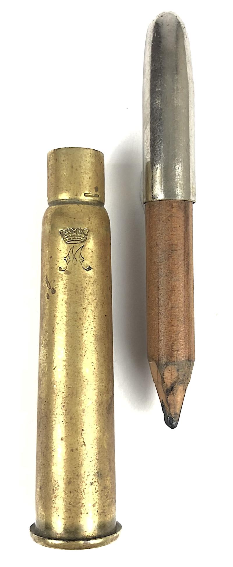 WW1 Princess Mary Christmas 1914 Gift Fund Nickel Top Bullet Pencil