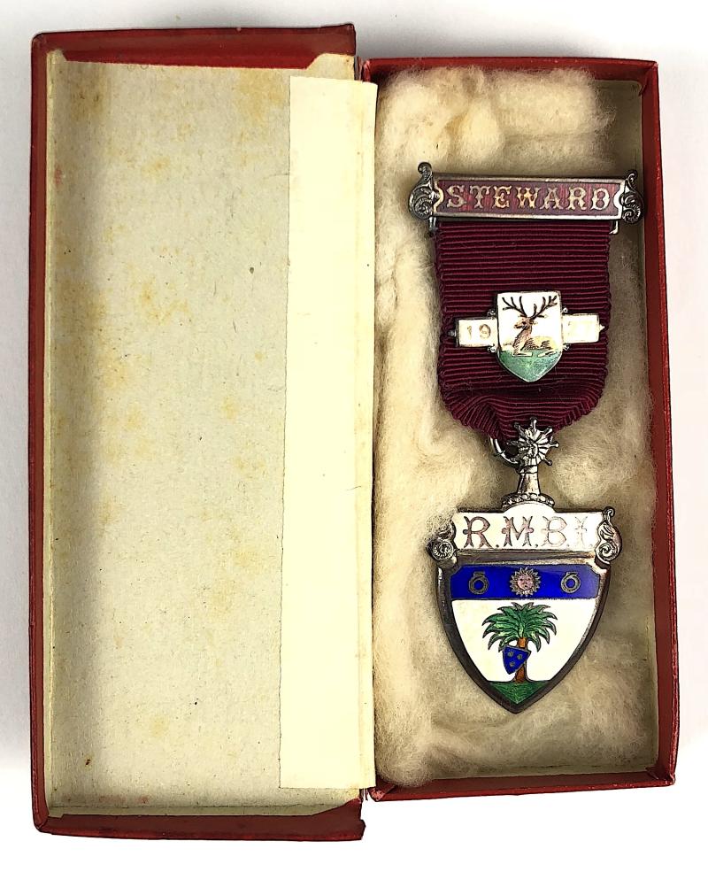 Royal Masonic Benevolent Institute 1927 Steward Silver Jewel