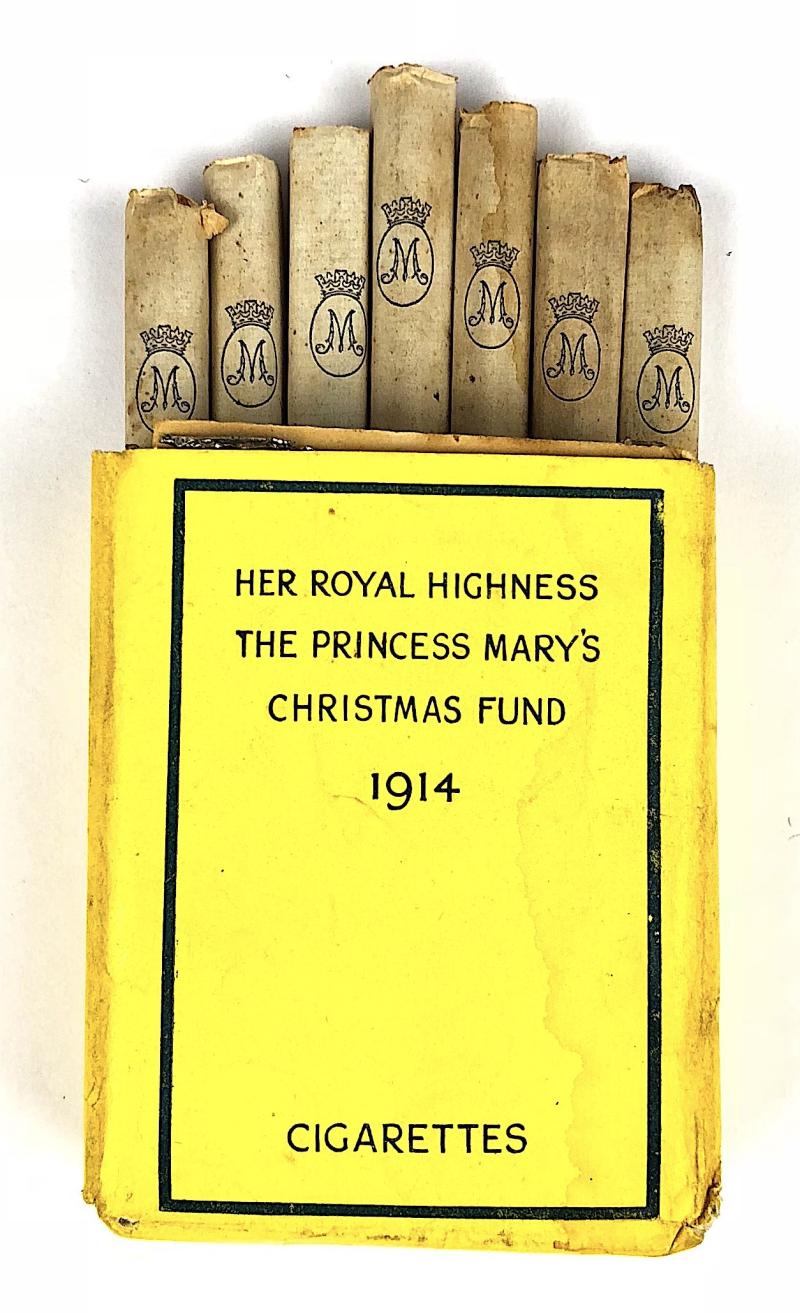 WW1 Princess Mary Christmas 1914 Gift Fund Packet of 19 Cigarettes