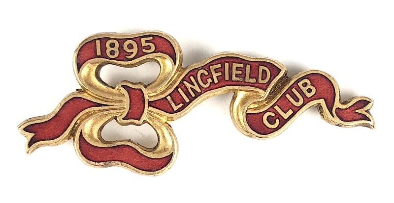 1895 Lingfield Park Racecourse Victorian horse racing club badge PIN ABSENT