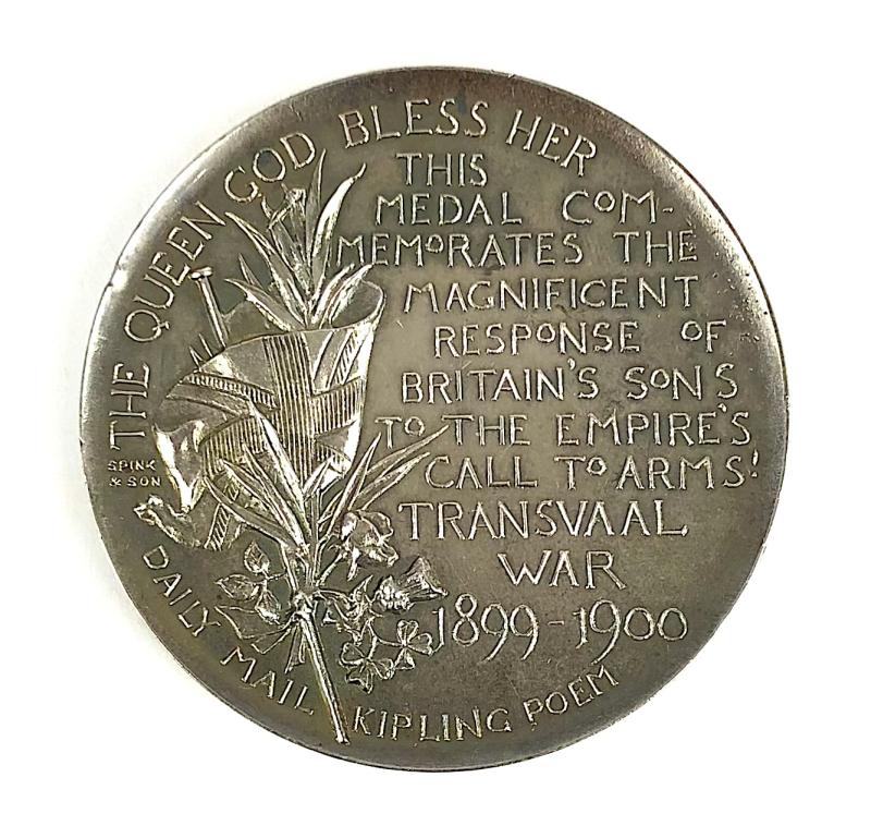 National Commemorative Medal The Absent Minded Beggar Spink & Son London