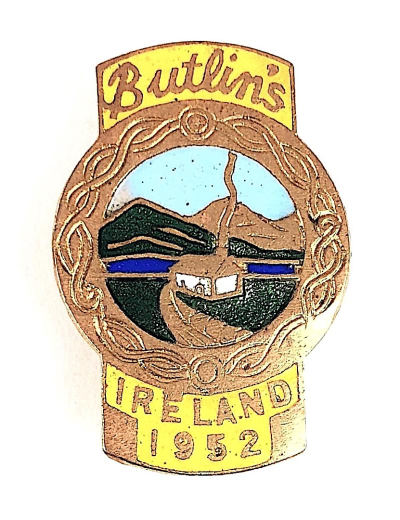 1952 Butlins Ireland Mosney holiday camp badge