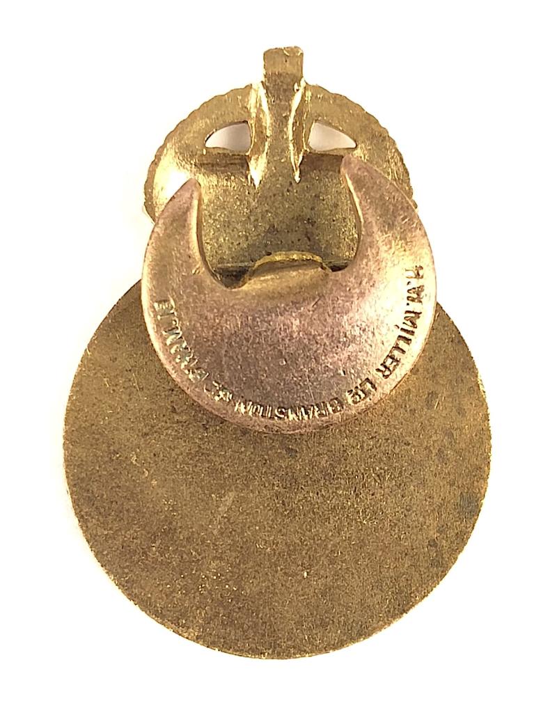 WW2 Ministry of Food Emergency Food Officer badge H.W.Miller