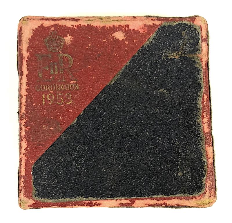 1953 Coronation Queen Elizabeth II Rolls Royce Commemorative Medal & Box