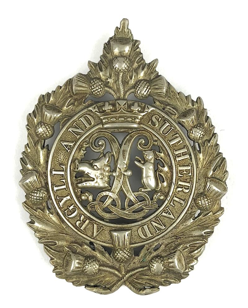 Argyll and Sutherland Highlanders post 1908 glengarry badge