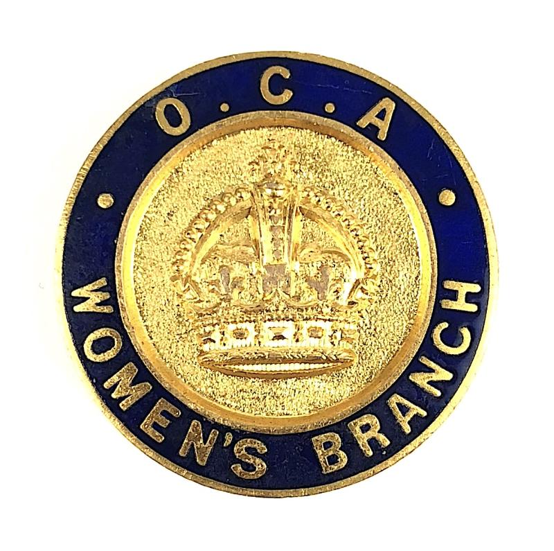 WW1 O.C.A Women's Branch Old Comrades Association Badge