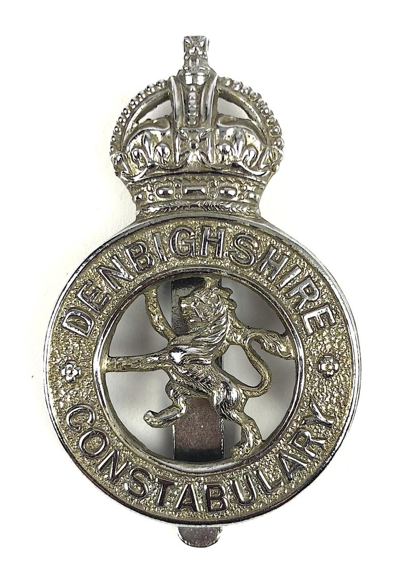 Denbighshire Constabulary Police Cap Badge