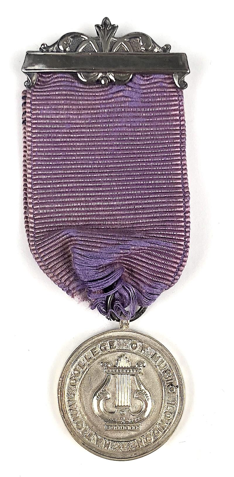 National College of Music London Pianoforte Playing 1925 Silver Medal Award