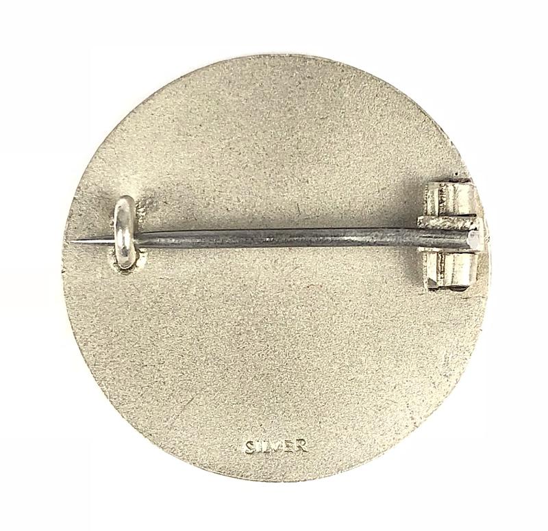 North Devon Hospital Management Committee silver & enamel badge
