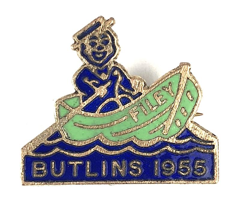 Butlins 1955 Filey holiday camp badge