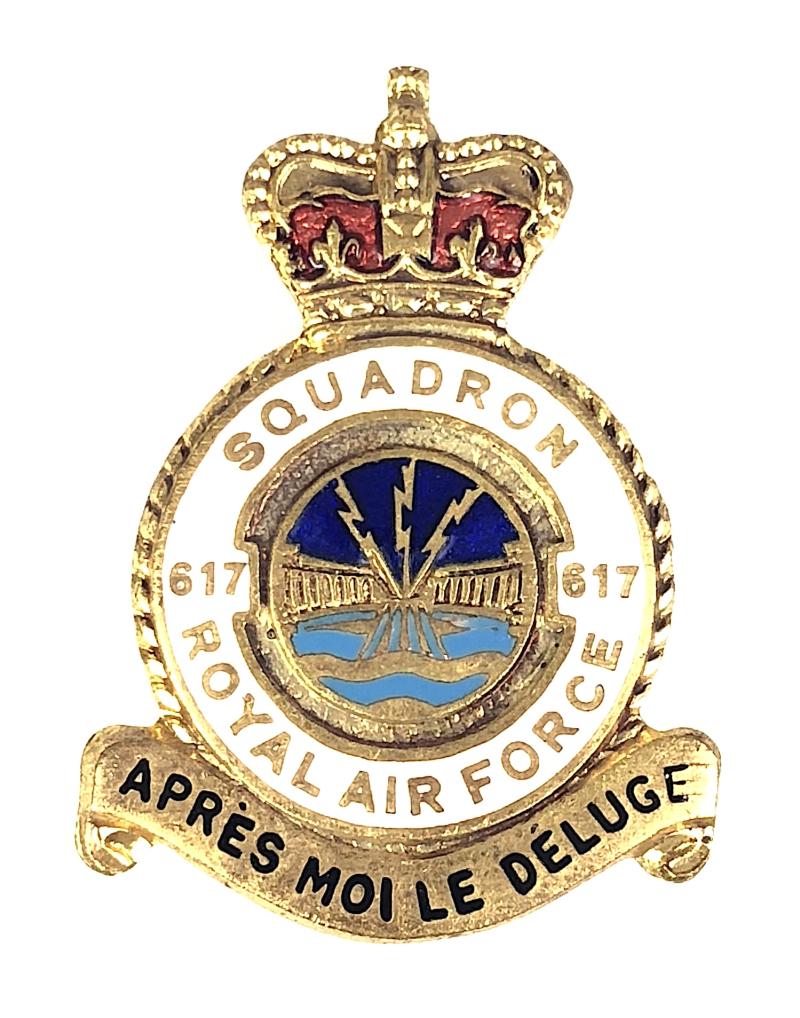 RAF No 617 Squadron Dambusters Royal Air Force badge c.1950s