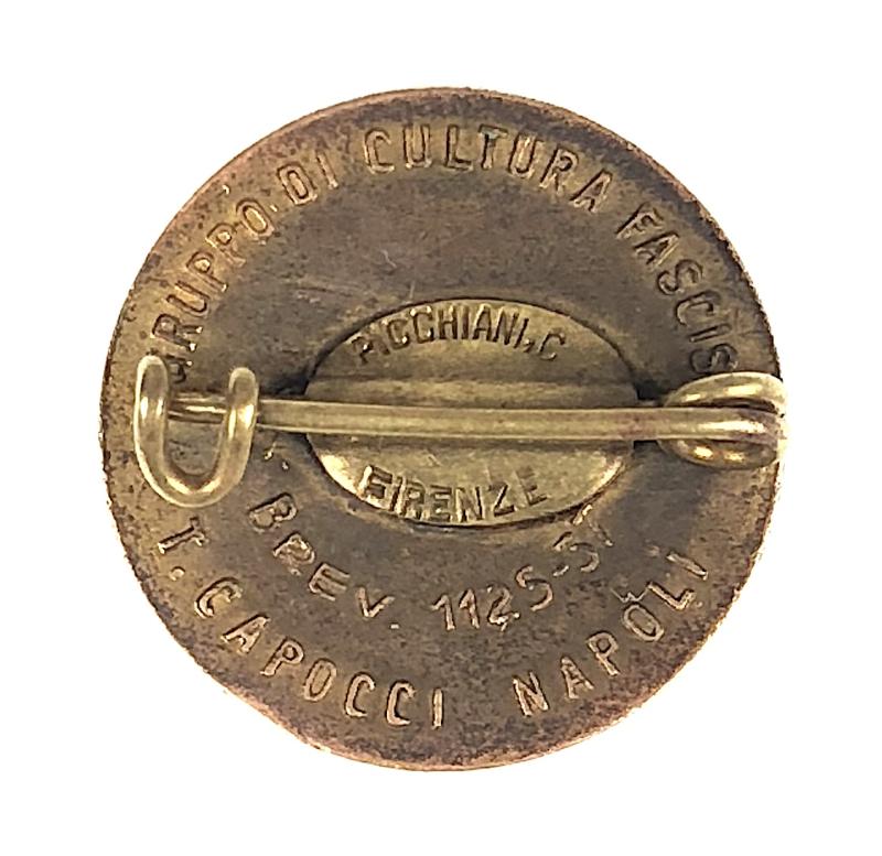 Anti-Comintern Pact Italy Germany and Japan political badge c.1936