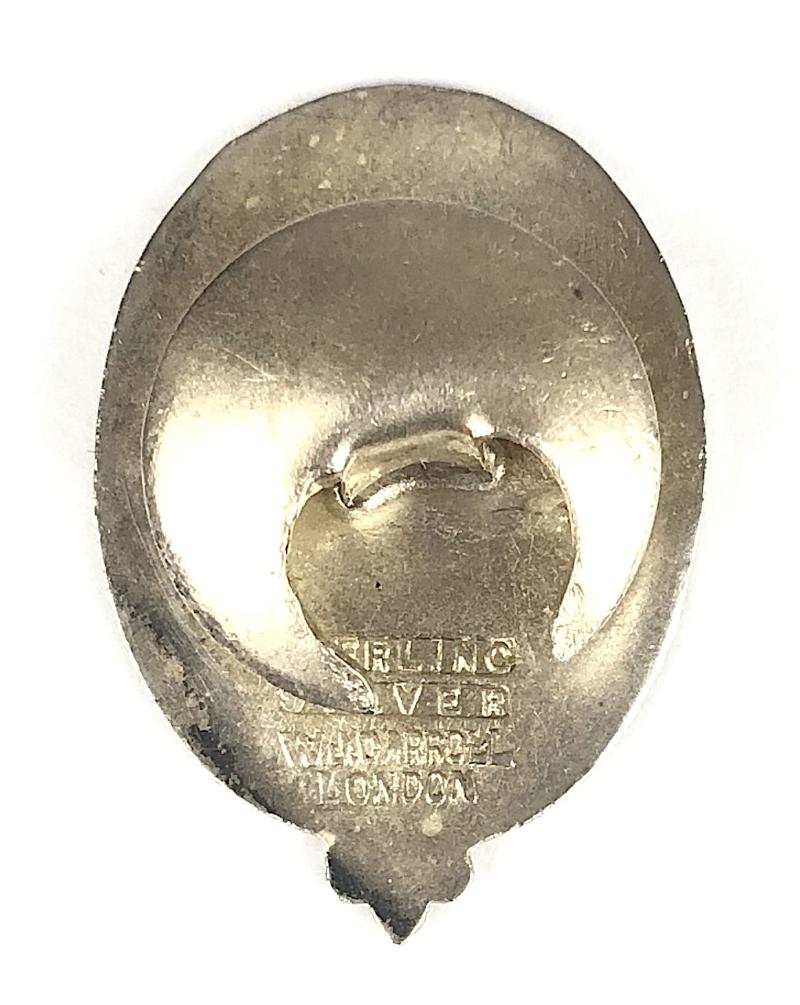 1914 National Volunteer Reserve emergency force silver badge W.J.Carroll London