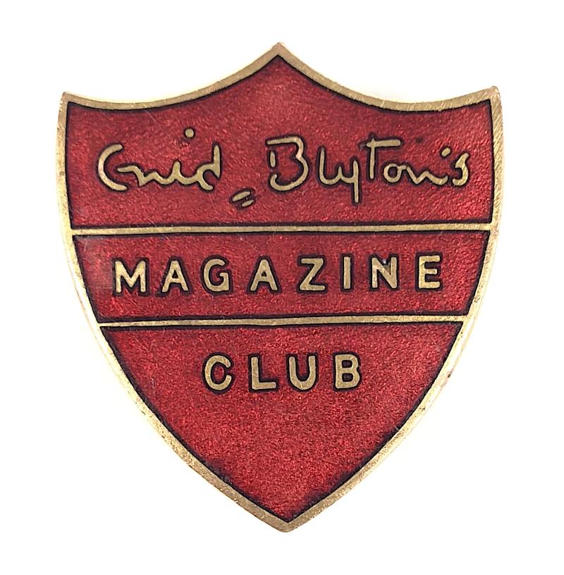 Enid Blyton’s Magazine Club childrens membership badge