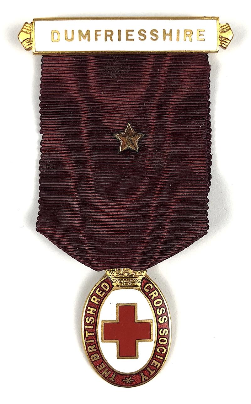 British Red Cross Society Dumfriesshire Honorary Vice President Medal Scotland