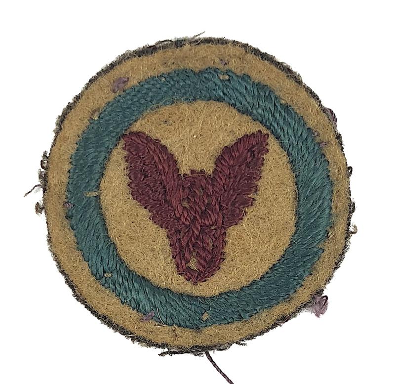 Boy Scouts Engineer proficiency khaki felt cloth badge circa 1909