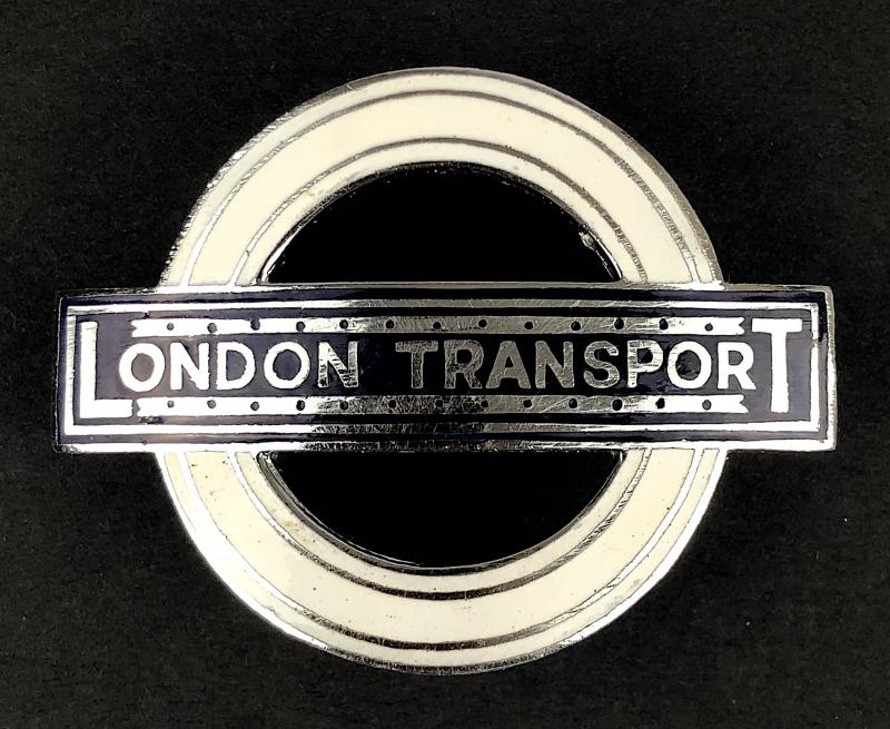 London Transport central bus crew c1962 cap badge Firmin London
